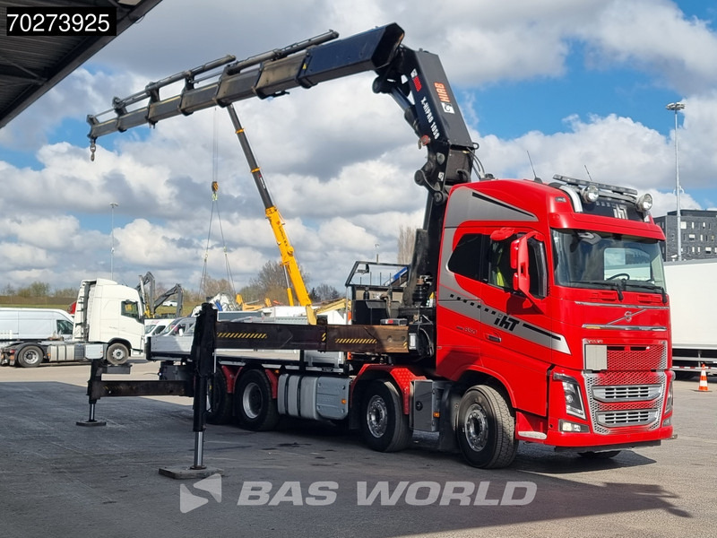 Volvo FH16 650 8X4 Hiab X-HIPRO 1058EP-6 Kran Crane ADR Lift+Lenkachse Euro 6 - Camião de caixa aberta/ Plataforma, Camião grua: foto 2 Volvo FH16 650 8X4 Hiab X-HIPRO 1058EP-6 Kran Crane ADR Lift+Lenkachse Euro 6 - Camião de caixa aberta/ Plataforma, Camião grua: foto 2