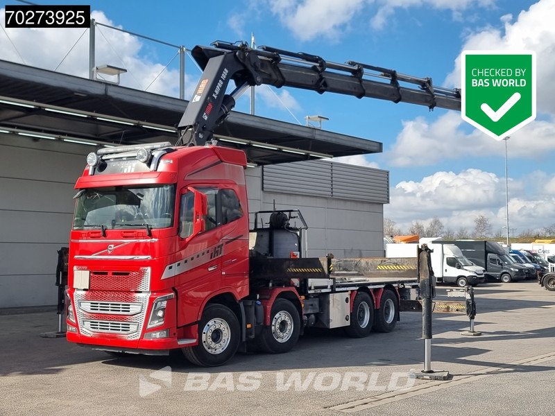 Volvo FH16 650 8X4 Hiab X-HIPRO 1058EP-6 Kran Crane ADR Lift+Lenkachse Euro 6 - Camião de caixa aberta/ Plataforma, Camião grua: foto 1 Volvo FH16 650 8X4 Hiab X-HIPRO 1058EP-6 Kran Crane ADR Lift+Lenkachse Euro 6 - Camião de caixa aberta/ Plataforma, Camião grua: foto 1