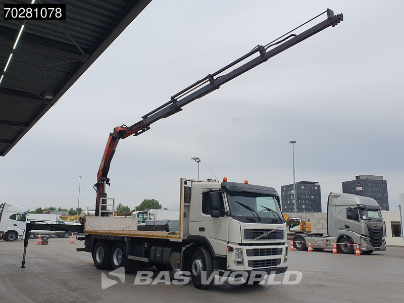Volvo FM 340 6X4 Palfinger PK17000 Manual Full Steel Kraan Crane - Camião de caixa aberta/ Plataforma, Camião grua: foto 3 Volvo FM 340 6X4 Palfinger PK17000 Manual Full Steel Kraan Crane - Camião de caixa aberta/ Plataforma, Camião grua: foto 3