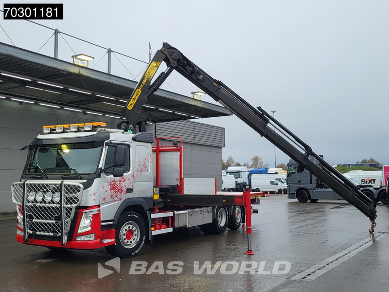 Volvo FM 410 FM 6X2 Palfinger PK 26002-EH E Kran Crane Lift +steering axle Automatic Euro 6 - Camião de caixa aberta/ Plataforma, Camião grua: foto 5 Volvo FM 410 FM 6X2 Palfinger PK 26002-EH E Kran Crane Lift +steering axle Automatic Euro 6 - Camião de caixa aberta/ Plataforma, Camião grua: foto 5