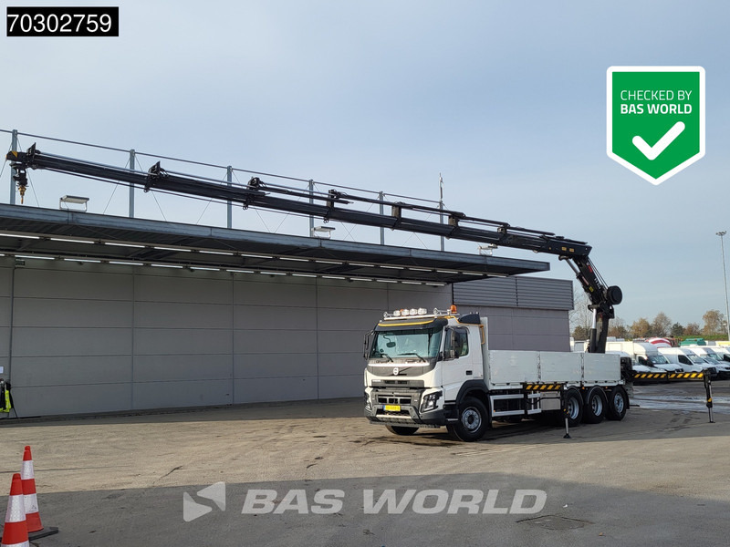 Volvo FM 420 FMX 8X4 HIAB 288 E-7 Hipro Crane Remote control Lift+steering axle Euro 6 - Camião de caixa aberta/ Plataforma, Camião grua: foto 1 Volvo FM 420 FMX 8X4 HIAB 288 E-7 Hipro Crane Remote control Lift+steering axle Euro 6 - Camião de caixa aberta/ Plataforma, Camião grua: foto 1