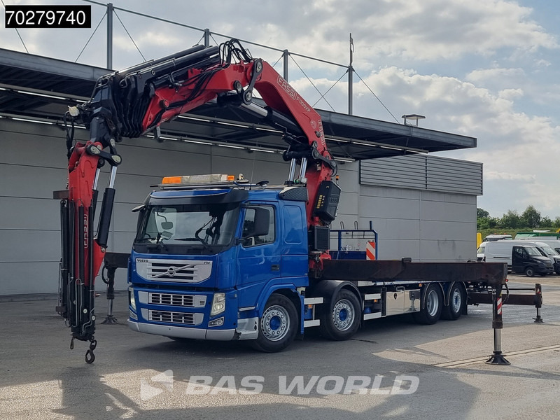 Volvo FM 450 8X2 FASSI 100 Ton/Meter Crane Kran 7 + 6 Jib Lift+steering Axle Euro 5 - Camião de caixa aberta/ Plataforma, Camião grua: foto 5 Volvo FM 450 8X2 FASSI 100 Ton/Meter Crane Kran 7 + 6 Jib Lift+steering Axle Euro 5 - Camião de caixa aberta/ Plataforma, Camião grua: foto 5