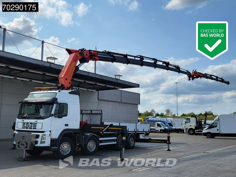 Volvo FM 480 8X2 Palfinger PK85002 Crane+Jib Lifting-Axle Big-Axle Automatic Euro 4 - Camião de caixa aberta/ Plataforma, Camião grua: foto 1 Volvo FM 480 8X2 Palfinger PK85002 Crane+Jib Lifting-Axle Big-Axle Automatic Euro 4 - Camião de caixa aberta/ Plataforma, Camião grua: foto 1