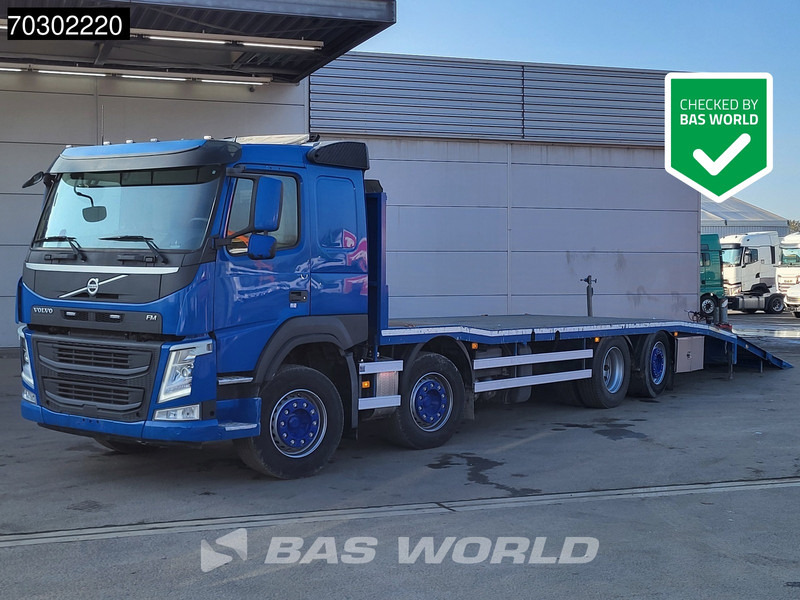 Volvo FM 500 FM 8X2 Machine transporter Winch Lift-Axle Automatic Euro 6 - Camião transporte de veículos: foto 1 Volvo FM 500 FM 8X2 Machine transporter Winch Lift-Axle Automatic Euro 6 - Camião transporte de veículos: foto 1