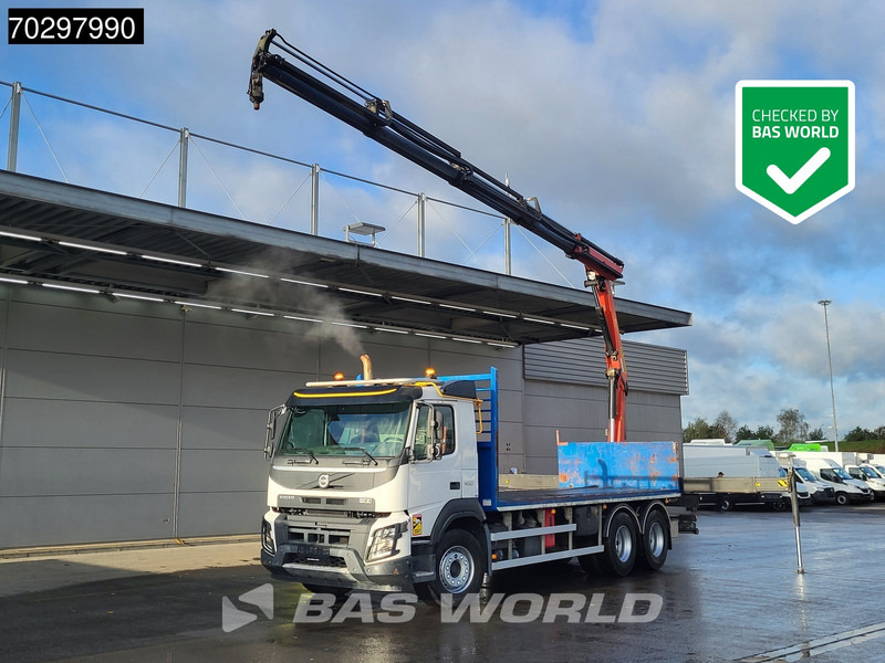 Volvo FMX 450 FMX 6X4 Palfinger PK 18002 EH Crane Manual Euro 6 - Camião de caixa aberta/ Plataforma, Camião grua: foto 1 Volvo FMX 450 FMX 6X4 Palfinger PK 18002 EH Crane Manual Euro 6 - Camião de caixa aberta/ Plataforma, Camião grua: foto 1
