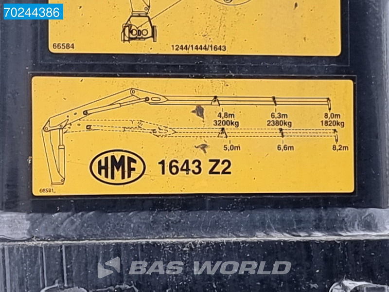 Camião polibenne, Camião grua Volvo FMX 460 6X6 X-Track HMF1643-Z2 kran Crane Big-Axle Lenkachse Euro 5: foto 19