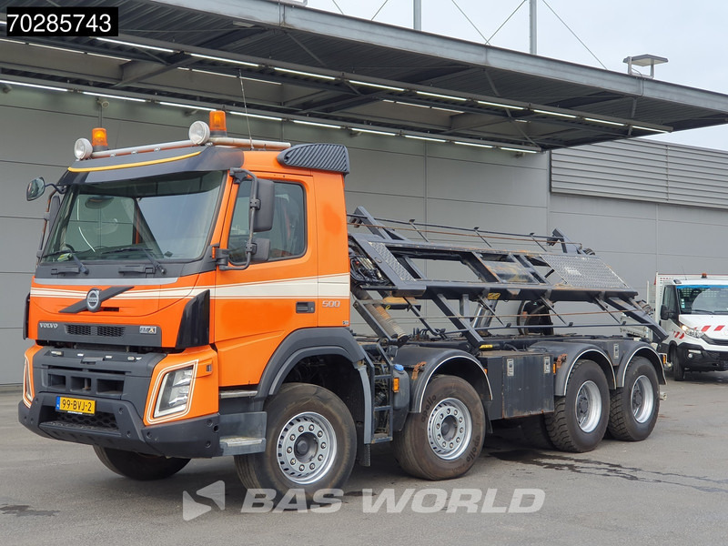 Volvo FMX 500 FMX 8X4 NL-Truck 28tons SAWO 3-Side cable lift Steelsuspension Retarder Automatic Euro 6 - Camião com sistema de cabo: foto 3 Volvo FMX 500 FMX 8X4 NL-Truck 28tons SAWO 3-Side cable lift Steelsuspension Retarder Automatic Euro 6 - Camião com sistema de cabo: foto 3