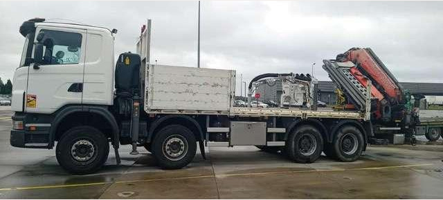 Scania G480 8X4 GRUE FASSI - Camião de caixa aberta/ Plataforma: foto 3 Scania G480 8X4 GRUE FASSI - Camião de caixa aberta/ Plataforma: foto 3