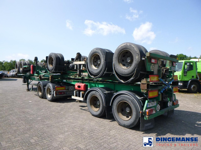 ASCA Stack 4 x container trailer + dolly 20-30-40-45 ft - Semi-reboque transportador de contêineres/ Caixa móvel: foto 3 ASCA Stack 4 x container trailer + dolly 20-30-40-45 ft - Semi-reboque transportador de contêineres/ Caixa móvel: foto 3