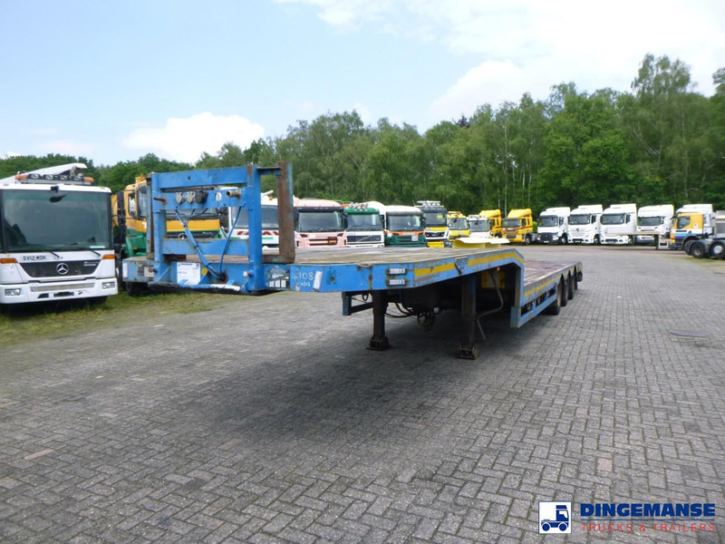 Broshuis 3-axle semi-lowbed trailer 45 t / extendable - Semi-reboque baixa: foto 1 Broshuis 3-axle semi-lowbed trailer 45 t / extendable - Semi-reboque baixa: foto 1