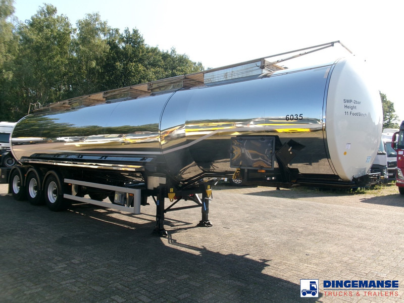 Clayton Chemical tank inox 33 m3 / 1 comp + pump - Semi-reboque cisterna: foto 2 Clayton Chemical tank inox 33 m3 / 1 comp + pump - Semi-reboque cisterna: foto 2