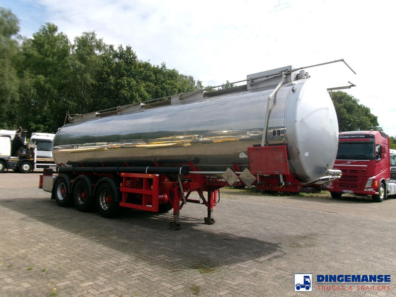 Crane Fruehauf Chemical ACID Rubber tank inox 30 m3 / 1 comp - Semi-reboque cisterna: foto 2 Crane Fruehauf Chemical ACID Rubber tank inox 30 m3 / 1 comp - Semi-reboque cisterna: foto 2
