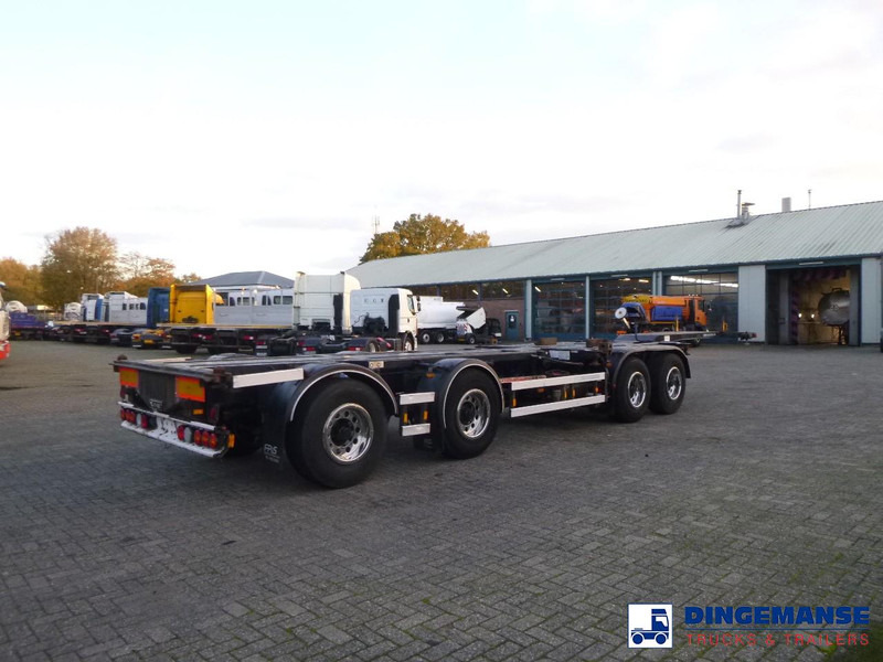 D-Tec 4-axle container combi trailer (2 + 2 axles) - Semi-reboque transportador de contêineres/ Caixa móvel: foto 4 D-Tec 4-axle container combi trailer (2 + 2 axles) - Semi-reboque transportador de contêineres/ Caixa móvel: foto 4