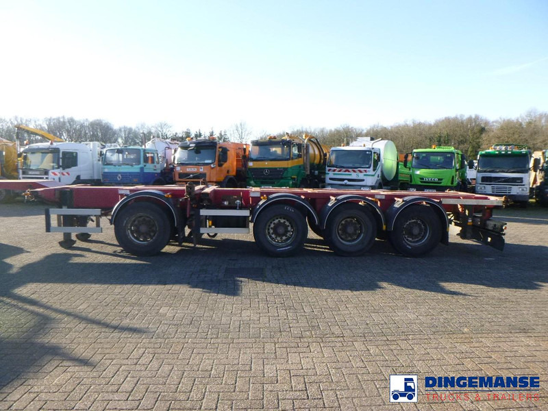 D-Tec 4-axle container combi trailer (3 + 1 axles) 20-30-40-45 ft - Semi-reboque transportador de contêineres/ Caixa móvel: foto 5 D-Tec 4-axle container combi trailer (3 + 1 axles) 20-30-40-45 ft - Semi-reboque transportador de contêineres/ Caixa móvel: foto 5