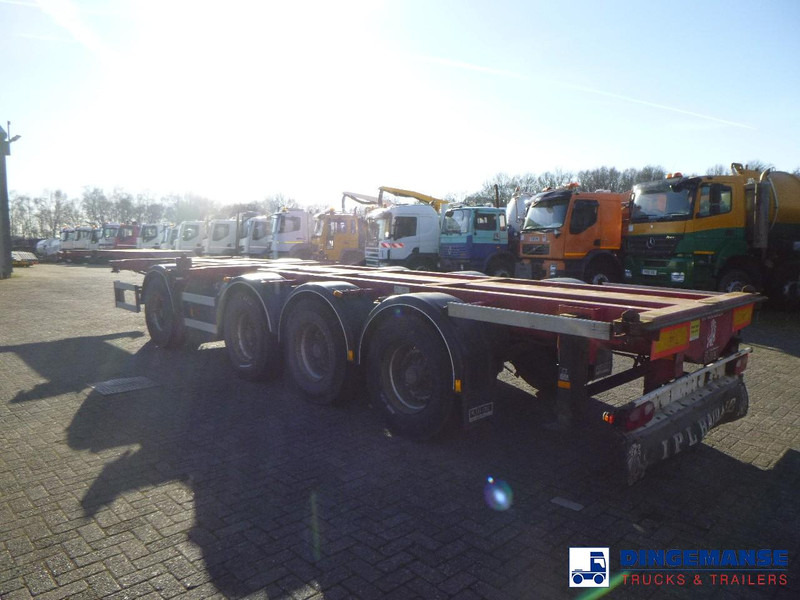 D-Tec 4-axle container combi trailer (3 + 1 axles) 20-30-40-45 ft - Semi-reboque transportador de contêineres/ Caixa móvel: foto 3 D-Tec 4-axle container combi trailer (3 + 1 axles) 20-30-40-45 ft - Semi-reboque transportador de contêineres/ Caixa móvel: foto 3