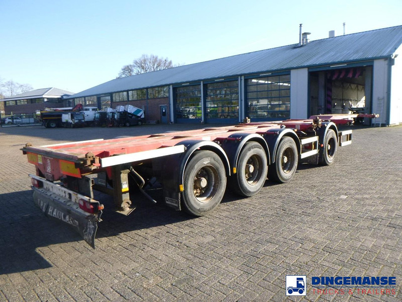 D-Tec 4-axle container combi trailer (3 + 1 axles) 20-30-40-45 ft - Semi-reboque transportador de contêineres/ Caixa móvel: foto 4 D-Tec 4-axle container combi trailer (3 + 1 axles) 20-30-40-45 ft - Semi-reboque transportador de contêineres/ Caixa móvel: foto 4