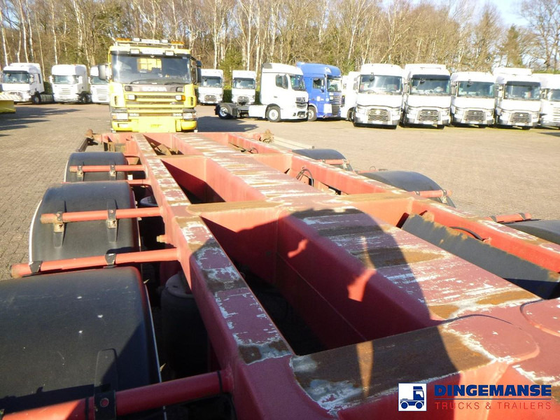 Semi-reboque transportador de contêineres/ Caixa móvel D-Tec 4-axle container combi trailer (3 + 1 axles) 20-30-40-45 ft: foto 6 Semi-reboque transportador de contêineres/ Caixa móvel D-Tec 4-axle container combi trailer (3 + 1 axles) 20-30-40-45 ft: foto 6