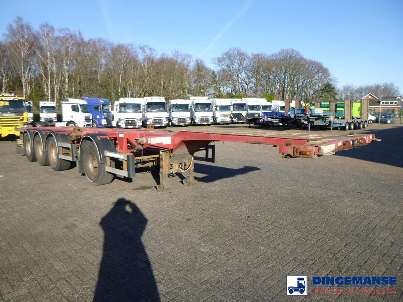 D-Tec 4-axle container combi trailer (3 + 1 axles) 20-30-40-45 ft - Semi-reboque transportador de contêineres/ Caixa móvel: foto 2 D-Tec 4-axle container combi trailer (3 + 1 axles) 20-30-40-45 ft - Semi-reboque transportador de contêineres/ Caixa móvel: foto 2