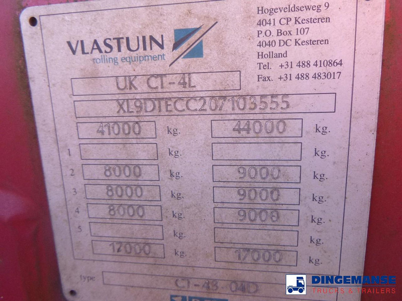 Semi-reboque transportador de contêineres/ Caixa móvel D-Tec 4-axle container combi trailer (3 + 1 axles) 20-30-40-45 ft: foto 16 Semi-reboque transportador de contêineres/ Caixa móvel D-Tec 4-axle container combi trailer (3 + 1 axles) 20-30-40-45 ft: foto 16