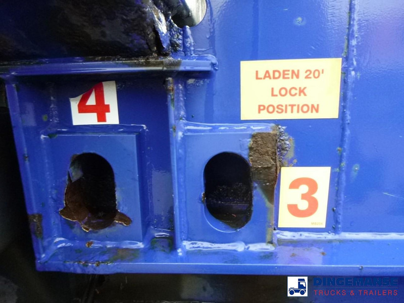 Semi-reboque transportador de contêineres/ Caixa móvel Dennison Container trailer 20-30-40-45 ft: foto 8 Semi-reboque transportador de contêineres/ Caixa móvel Dennison Container trailer 20-30-40-45 ft: foto 8