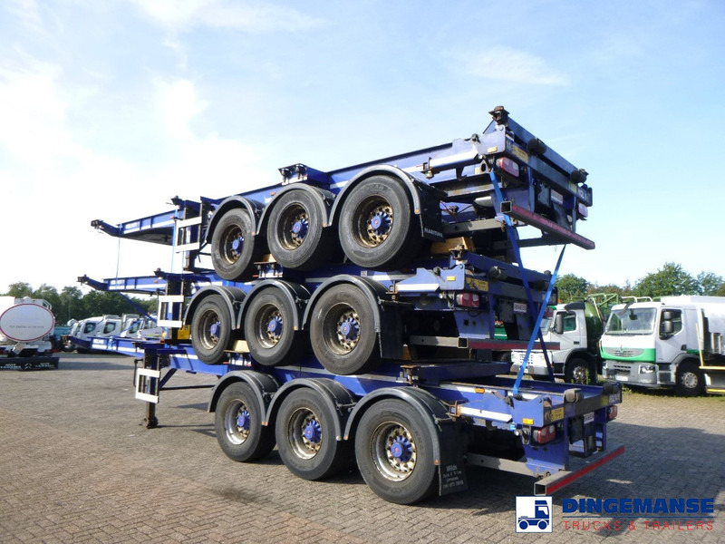 Dennison Stack - 3 x container trailer 20-30-40-45 ft - Semi-reboque transportador de contêineres/ Caixa móvel: foto 3 Dennison Stack - 3 x container trailer 20-30-40-45 ft - Semi-reboque transportador de contêineres/ Caixa móvel: foto 3