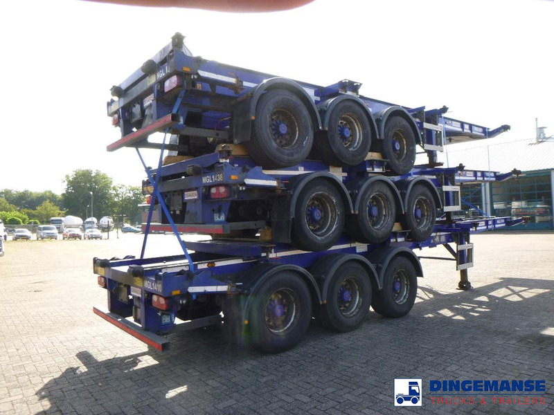 Dennison Stack - 3 x container trailer 20-30-40-45 ft - Semi-reboque transportador de contêineres/ Caixa móvel: foto 4 Dennison Stack - 3 x container trailer 20-30-40-45 ft - Semi-reboque transportador de contêineres/ Caixa móvel: foto 4