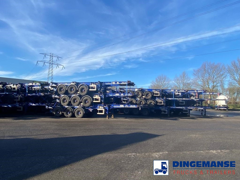 Camião transportador de contêineres/ Caixa móvel Dennison Stack - 3 x container trailer 20-30-40-45 ft: foto 9