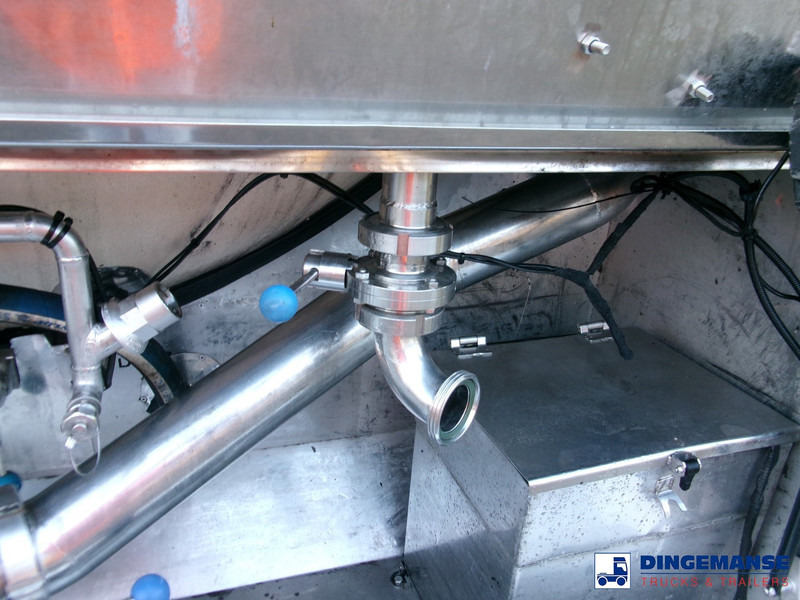 Semi-reboque cisterna Feldbinder Chemical tank inox 33.5 m3 / 1 comp + pump: foto 8