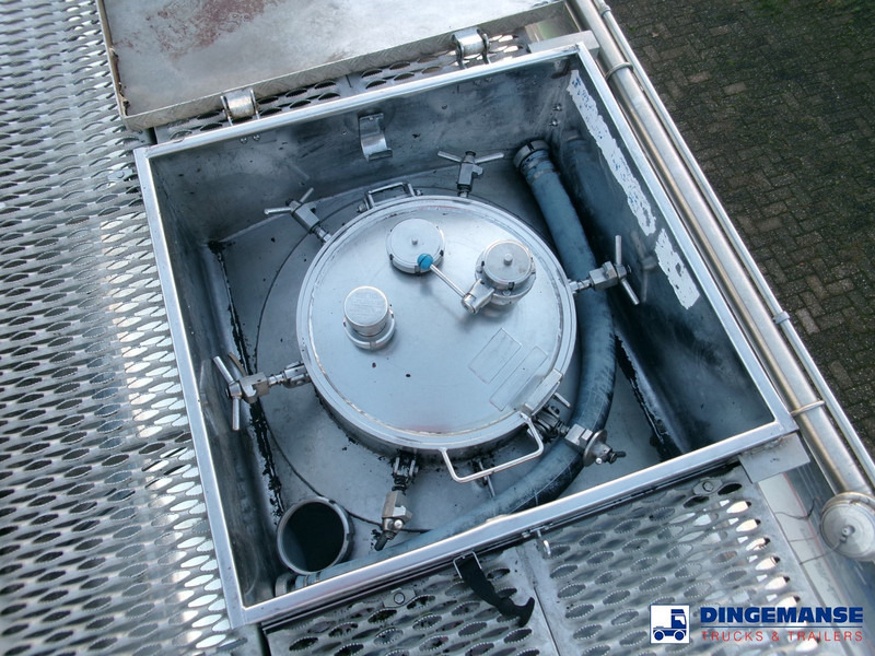 Semi-reboque cisterna Feldbinder Chemical tank inox 33.5 m3 / 1 comp + pump: foto 16