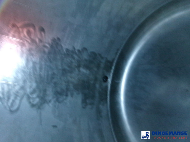 Semi-reboque cisterna Feldbinder Chemical tank inox 33.5 m3 / 1 comp + pump: foto 20
