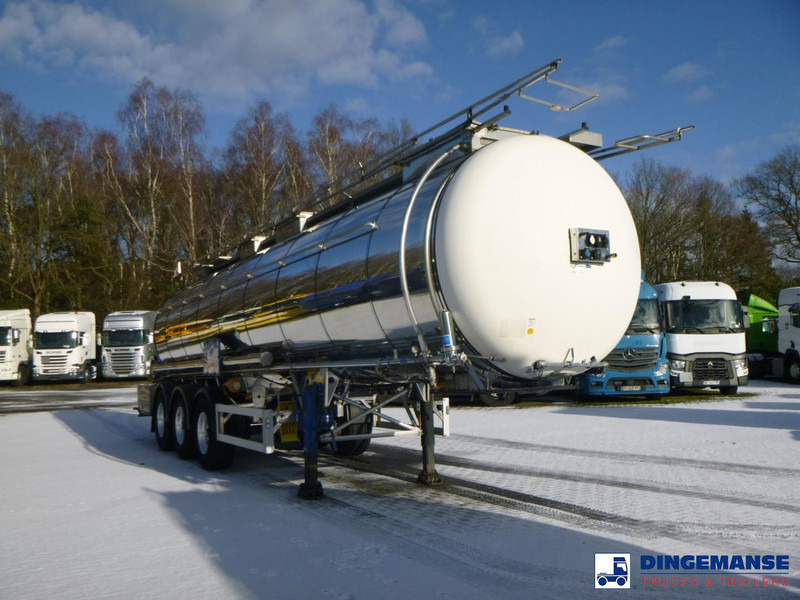 Feldbinder Chemical tank inox L4BH 30 m3 / 1 comp + pump - Semi-reboque cisterna: foto 2 Feldbinder Chemical tank inox L4BH 30 m3 / 1 comp + pump - Semi-reboque cisterna: foto 2
