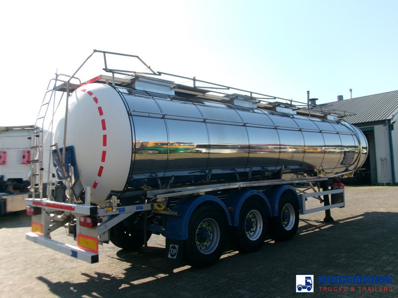 Feldbinder Chemical tank (non-ADR) inox 30 m3 / 1 comp + pump - Semi-reboque cisterna: foto 3 Feldbinder Chemical tank (non-ADR) inox 30 m3 / 1 comp + pump - Semi-reboque cisterna: foto 3