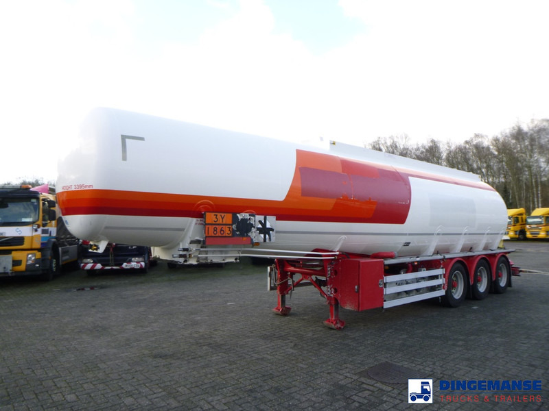 Feldbinder Jet fuel tank 40 m3 / 1 comp + pump - Reboque cisterna: foto 1 Feldbinder Jet fuel tank 40 m3 / 1 comp + pump - Reboque cisterna: foto 1