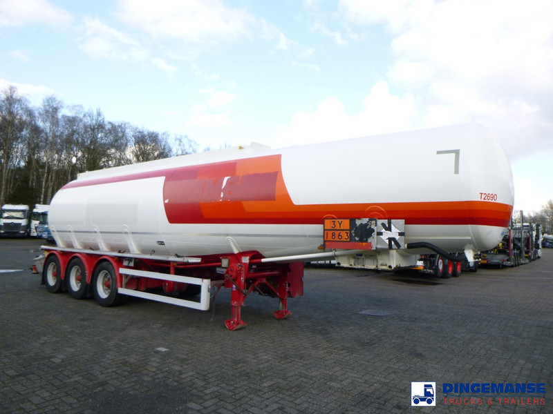 Feldbinder Jet fuel tank 40 m3 / 1 comp + pump - Reboque cisterna: foto 2 Feldbinder Jet fuel tank 40 m3 / 1 comp + pump - Reboque cisterna: foto 2