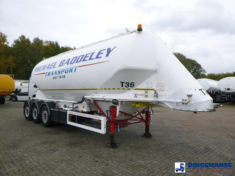 Feldbinder Powder tank alu 40 m3 / 1 comp - Semi-reboque cisterna: foto 2 Feldbinder Powder tank alu 40 m3 / 1 comp - Semi-reboque cisterna: foto 2