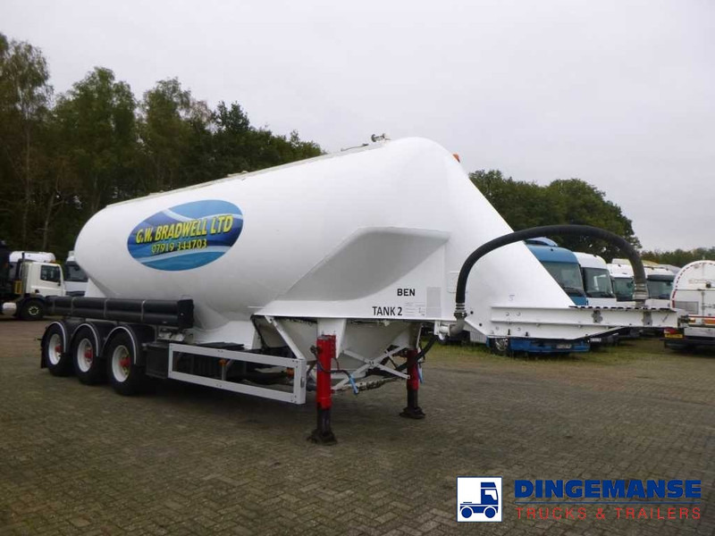 Feldbinder Powder tank alu 40 m3 / 1 comp - Semi-reboque cisterna: foto 2 Feldbinder Powder tank alu 40 m3 / 1 comp - Semi-reboque cisterna: foto 2