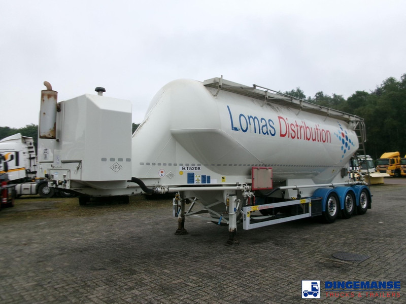 Feldbinder Powder tank alu 40 m3 / 1 comp + compressor - Semi-reboque cisterna: foto 1 Feldbinder Powder tank alu 40 m3 / 1 comp + compressor - Semi-reboque cisterna: foto 1