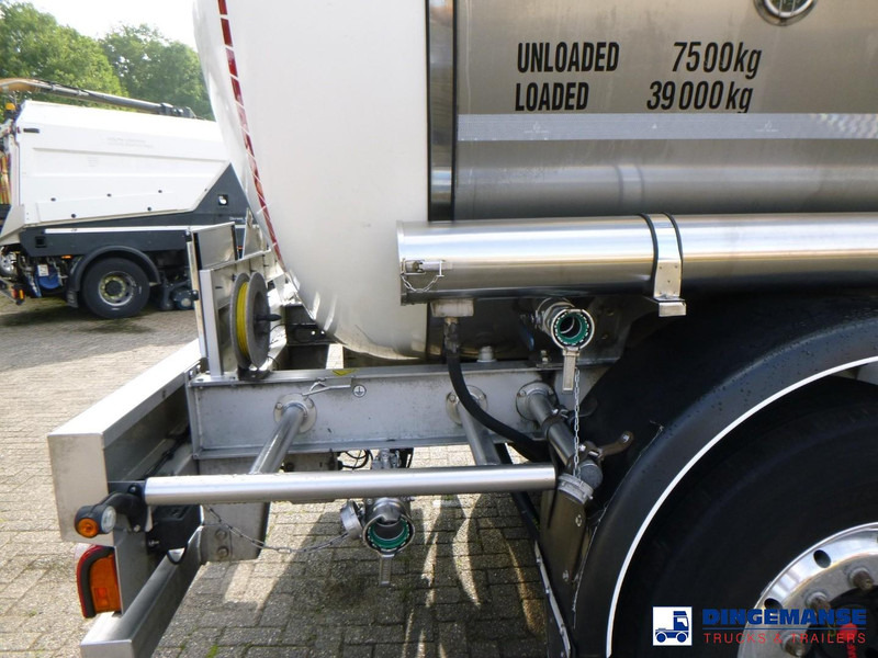 Semi-reboque cisterna Fluid Chemical tank inox 37.5 m3 / 1 comp ADR 28-10-2025: foto 9
