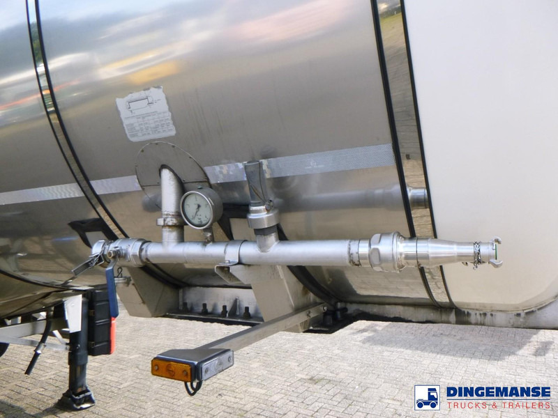 Semi-reboque cisterna Fluid Chemical tank inox 37.5 m3 / 1 comp ADR 28-10-2025: foto 7
