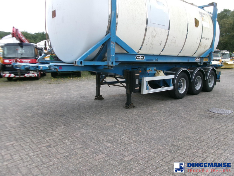 Fruehauf Container trailer 20-30 ft + ADR - Semi-reboque transportador de contêineres/ Caixa móvel: foto 1 Fruehauf Container trailer 20-30 ft + ADR - Semi-reboque transportador de contêineres/ Caixa móvel: foto 1