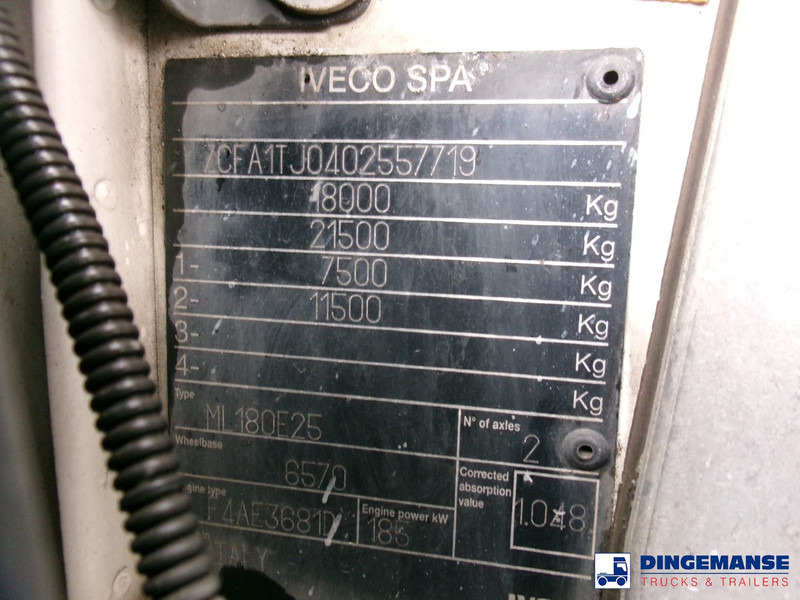 Camião de caixa aberta/ Plataforma Iveco Eurocargo ML180E25 4x2 RHD: foto 15