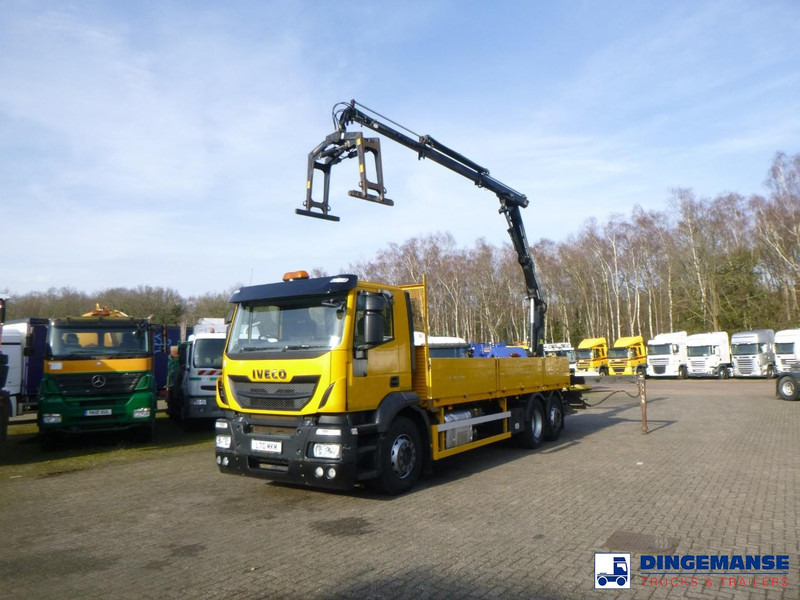 Iveco Stralis 310 6x2 Euro 6 RHD + Atlas 105.2 crane - Camião grua: foto 1 Iveco Stralis 310 6x2 Euro 6 RHD + Atlas 105.2 crane - Camião grua: foto 1