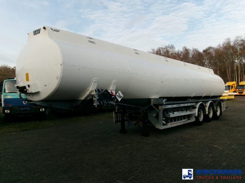 LAG Fuel tank alu 45.2 m3 / 6 comp + pump - Semi-reboque cisterna: foto 1 LAG Fuel tank alu 45.2 m3 / 6 comp + pump - Semi-reboque cisterna: foto 1