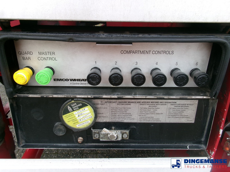 Semi-reboque cisterna Lakeland Fuel tank alu 42.8 m3 / 6 comp + pump: foto 11