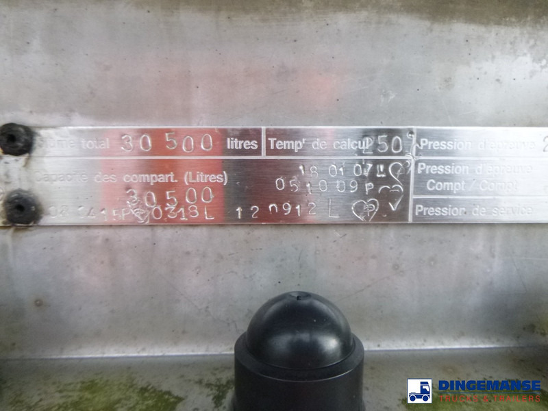 Semi-reboque cisterna Magyar Bitumen tank inox 30 m3 / 1 comp: foto 17