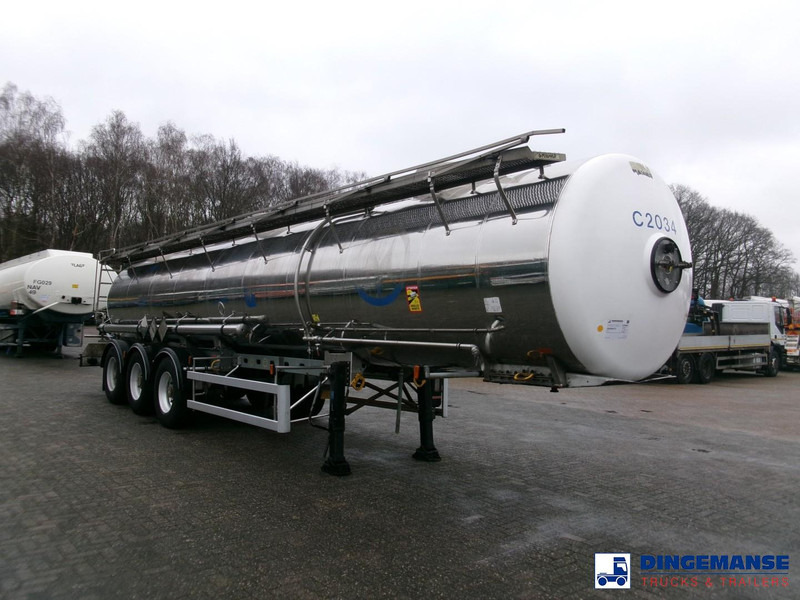 Magyar Chemical tank inox 22.5 m3 / 1 comp - Semi-reboque cisterna: foto 2 Magyar Chemical tank inox 22.5 m3 / 1 comp - Semi-reboque cisterna: foto 2