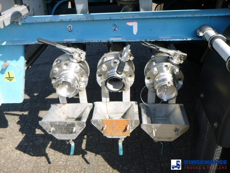 Semi-reboque cisterna Magyar Chemical tank inox 40.5 m3 / 3 comp: foto 8