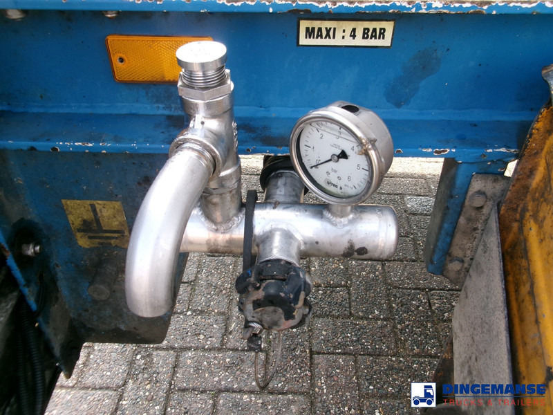 Semi-reboque cisterna Magyar Chemical tank inox L4BH 34 m3 / 1 comp: foto 8