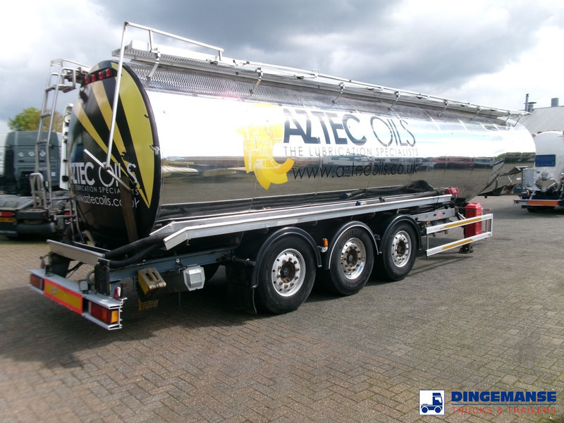 Magyar Heavy oil tank inox 37 m3 / 5 comp + pump - Semi-reboque cisterna: foto 4 Magyar Heavy oil tank inox 37 m3 / 5 comp + pump - Semi-reboque cisterna: foto 4