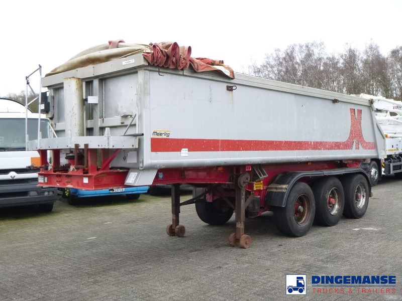 Meierling Tipper trailer alu 21 m3 + tarpaulin - Semi-reboque basculante: foto 1 Meierling Tipper trailer alu 21 m3 + tarpaulin - Semi-reboque basculante: foto 1